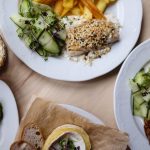 A top-down view of various gourmet dishes, perfect for food enthusiasts.